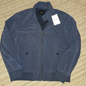Nwt $525 Theory Brand Cassian Jacket Men's Small In Deep Atlantic  - Picture 1 of 3