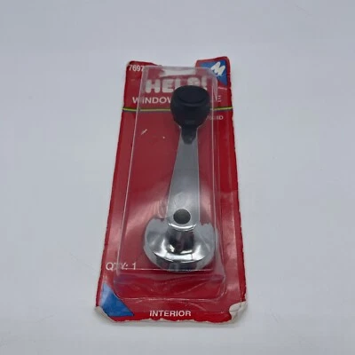 84-88 TEMPO 1 MANIJA VENTANA CROMO MANGO CON PERILLA NEGRA 76977 Foto 1 de 3