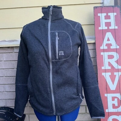 Chaqueta Suéter Avalanche Cremallera Completa Gris Pesada Para Hombre Talla M Aire Libre Senderismo Foto 1 de 4
