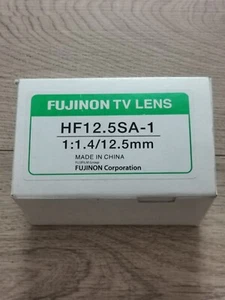 Fujinon HF12.5mm TV LENS C-Mount Obbiettivo  - Foto 1 di 8