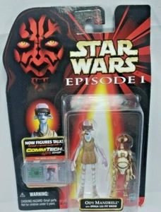 Figura de acción Hasbro 1998 chip Ody Mandrell Commtech Star Wars Episodio 1 NUEVA - Imagen 1 de 2