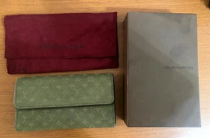 Louis Vuitton Monogram Mini Lin Porte Tresor International Geldbörse - Bild 1 von 17