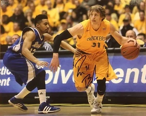 PROOF! RON BAKER Signed Autographed 8x10 Photo Wichita State Shockers Knicks - Picture 1 of 2