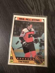 87-88 Topps NHL All-Stars Tim Kerr Philadelphia Flyers #10