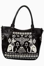 BANNED Apparel Anubis Egyptian Pentagram Retro Handbag