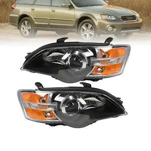 Left Right Side For 2005-2007 Subaru Legacy Halogen Headlight Assembly - Picture 1 of 10