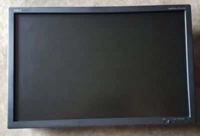 NEC MultiSync EA241WM 24" Widescreen LCD Monitor Built-in Speakers No Stand ASIS - Image 1 of 4