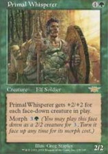 MTG magic cards 1x x1 Light Play, English Primal Whisperer Legions