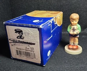 M.J. Hummel Goebel I'll Protect Him mit Box 483 Germany 3 3/4" TMK 7 Little Lamb - Bild 1 von 4