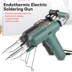 Soldering Gun 80W Auto Solder Feed Hand-Held Soldering Iron Welding Gun Tool - Picture 1 of 20