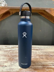 VGC: HYDRO FLASK 24OZ / 709ML BOTTLE WITH STANDARD FLEX CAP - INDIGO - LEAKPROOF - Picture 1 of 12