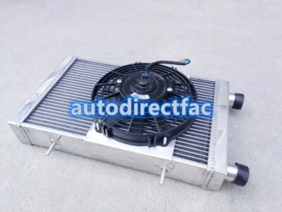 Aluminum Radiator +Shroud+Fan for Lotus Europa Coupe S1 S2 TC 1.5 1.6 1966-1976 - image 1 of 4