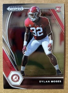 Dylan Moses 2021 Prizm Draft Picks Base Rookie RC #140 - Picture 1 of 2
