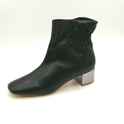 Botín Midnight Velvet para mujer negro imitación cuero elástico 7M NUEVO Foto 1 de 4