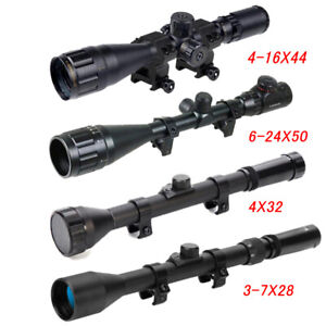 Zielfernrohr 4X32GE 6-24X50 3-7X28 4-16X44 beleuchtet Montage für Luftgewehre DE