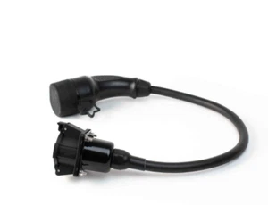 Type 1 to Type 2 Single Phase 1m 32 Amp EV Adapter Cable for Tesla Nissan Leaf - Picture 1 of 1