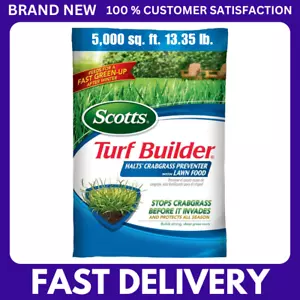 Scotts Turf Builder Halts Crabgrass Preventer & Lawn Fertilizer, 13.35 lbs - Picture 1 of 10