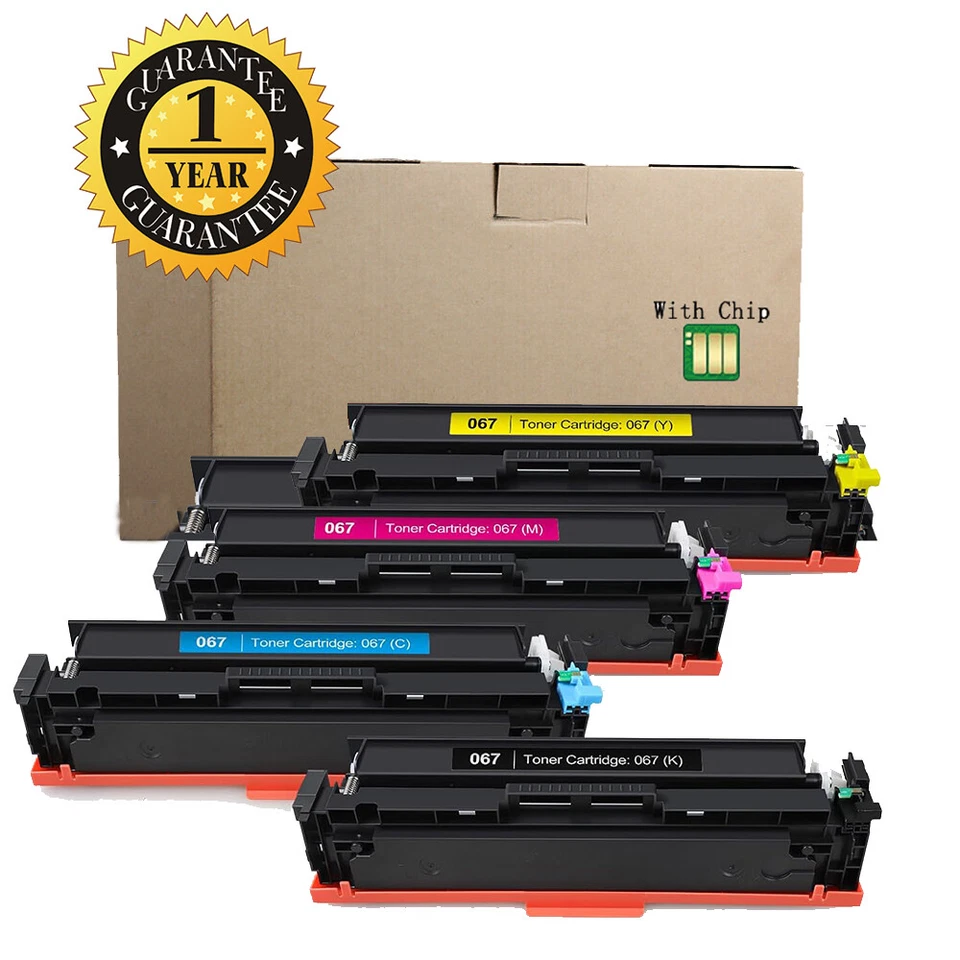 4PK CRG-067 Toner Cartridge Compatible For Canon 067 LBP633Cdw LBP632Cdw MF653Cd - Image 1 of 4