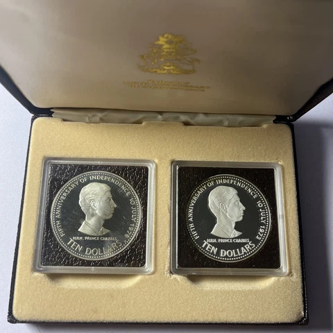 Bahamas 5th Anniversary Of Independence Coins! Cover