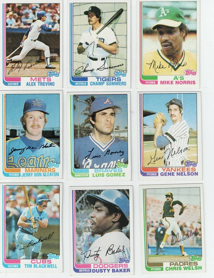 1982 TOPPS Baseball Complete Your Set 251-500 - Image 1 of 1