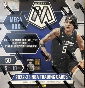 2022-23 Panini Mosaic Basketball Sealed Mega Box 5 Packs Per - TCCCX