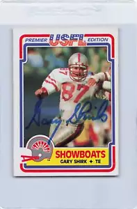 1984 Topps USFL #57 Gary Shirk Showboats signiertes Auto * K5626 - Bild 1 von 2