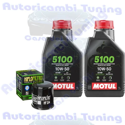 Kit D'Entretien Huile Motul 5100 10W50 Pour Honda NSS250 Forza X EX-8 2008 - Photo 1/4