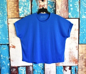 Damen Under Armour gerollt kurzarm lose Passform XLARGE hellblau NEU - Bild 1 von 10