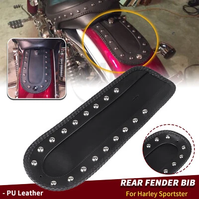 Rear Fender Bib Solo Seat For Harley Sportster XLH 883/1100/1200 XL1200C Custom - Изображение 1 из 4