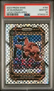 2023 Panini Prizm WWE JD Mcdonagh #156 Lucky Envelopes SSP /8 PSA 10 Pop 1 - Picture 1 of 2