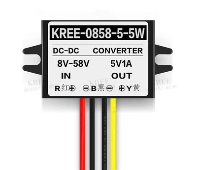 DC 12V/24V/36V/48V(8V-58V) to 5V 1A DC-DC Converter Step Down Buck Module  - Image 1 of 2