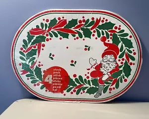 New IKEA Christmas Oval Placemats 4 Pack Santa Holly SEALED - Picture 1 of 4