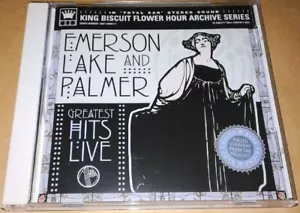 EMERSON LAKE & PALMER-GREATEST HITS LIVE-CD-(Prog Rock) - Picture 1 of 2