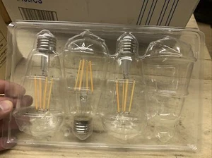 3Vintage LED Edison Bulbs 60 Watt Equivalent 6W Dimmable LED Filament Bulbs - Picture 1 of 2