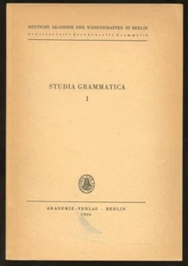 n/a / Studia Grammatica I Vierte Auflage This volume only 1966 - Picture 1 of 1