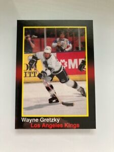 1989-1990 Statistics Wayne Gretzky Los Angeles Kings Odball Hockey Card