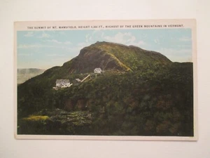 Vermont Postkarte Gipfel des Mt Mansfield VT - Bild 1 von 2