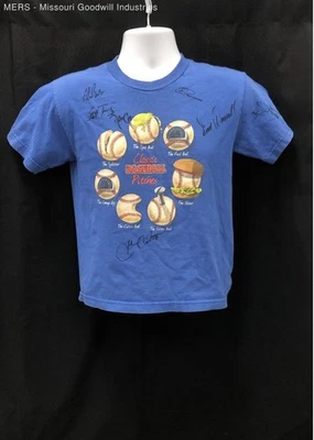 Рубашка фирменная Simply For Sports для мальчиков синяя бейсбольная питчи - размер средний 10/12 - Изображение 1 из 4