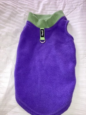 Gooby Purple & Green Fleece Dog Vest Size Large - Image 1 of 4