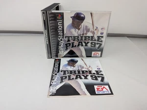 Sony PlayStation 1 PS1 CIB COMPLETO TESTATO Triple Play 97 versione Jewel Case - Foto 1 di 4