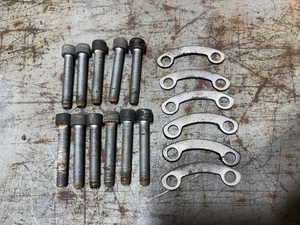 2005-2023 AUDI A4 - CV AXLE Flange BOLT / Plate SET N90097204 11 Bolts 6 Bracket - Picture 1 of 5