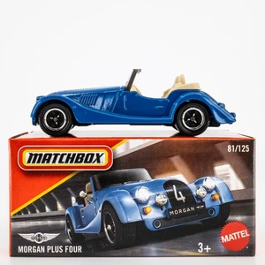 2025 Matchbox Power Grabs #81 Morgan Plus Four ROYAL BLUE | FSB - Picture 1 of 1