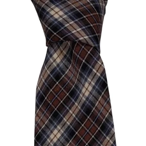 Pendleton 100% Virgin Wool Necktie Men's Multicolor Plaid Designer Tie EUC - Picture 1 of 3
