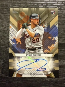 Spencer Torkelson Rookie Auto 2022 Topps Edición Reino Unido Oro 4/25 #BSA-ST - Imagen 1 de 3