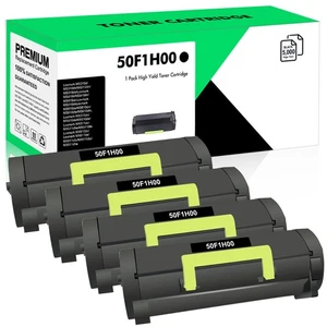 4pk Compatible HY Black Toner Cartridge for Lexmark 501H 50F1H00 MS310 MS312 - Picture 1 of 1
