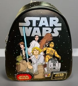 2024 Disney Parks Star Wars Celebrate the Saga Loungefly Mini Rucksack Neu mit Etikett - Bild 1 von 5