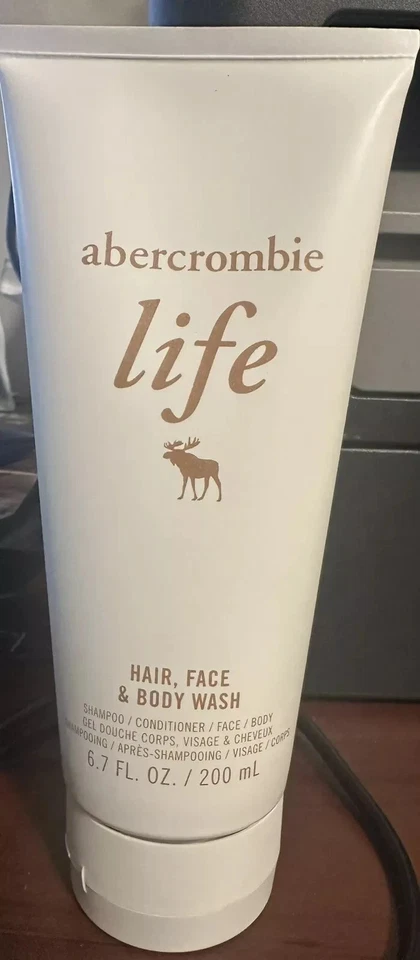 Champú Abercrombie Life, lavado facial, corporal perfumado - tubo de aloe 6,7 oz nuevo nunca usado Foto 1 de 4