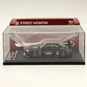 1/64 SW NISSAN GT-R LBWK ER34 #5 schwarz Diecast Modellauto Sammlung Geschenke - Bild 1 von 8