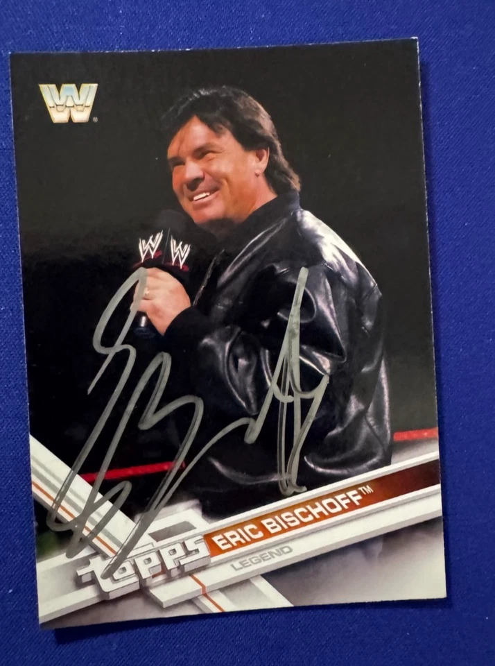 WWE ERIC BISCHOFF  Signed 2021 Topps Card #94 - Image 1 of 1