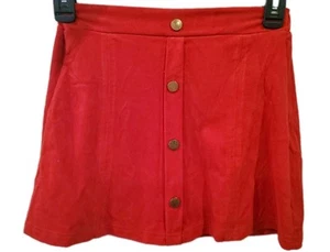 Unbranded Girls Skirt Red Sz 3xl/12 Polyester/spandex - Picture 1 of 4